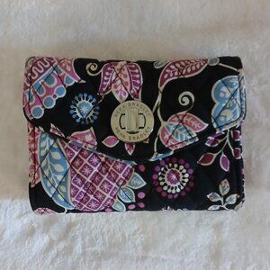 Vera Bradley Vera Bradley Alpine Floral Turn Lock Wallet